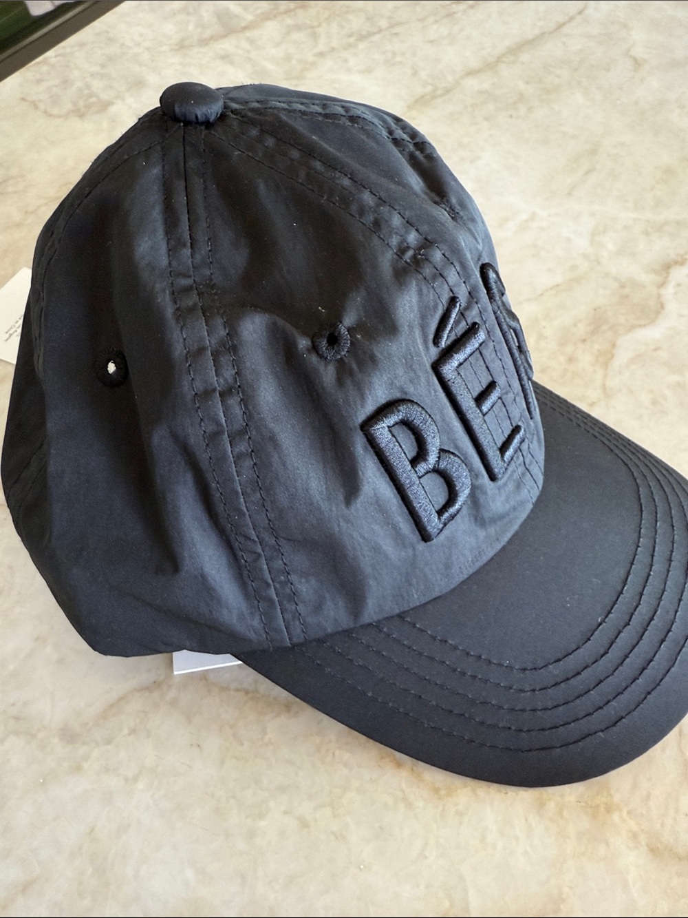 BEIS Black Embroidered Logo Baseball Cap - Picture 4 of 6